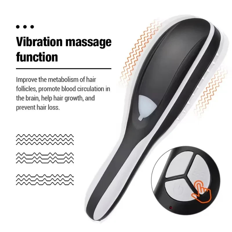 Electric Scalp Vibration Massage Brush