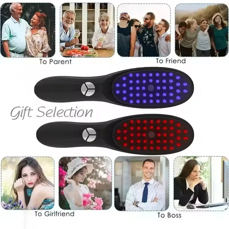 Electric Scalp Vibration Massage Brush